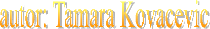 autor: Tamara Kovacevic