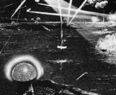 Illustration of war in the future